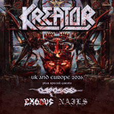 Kreator - Krushers Of The World Tour 2026 17.04.2026 Inselpark Arena