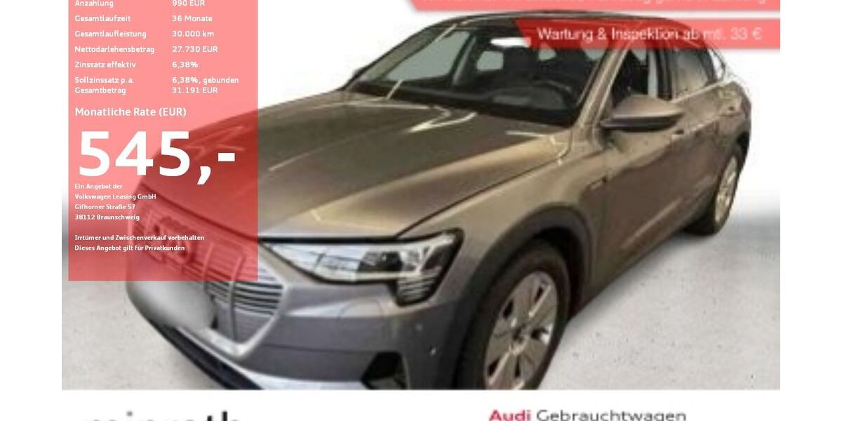 Audi e-tron 45.875 km 27.220 &euro; Moers-Hülsdonk 47441