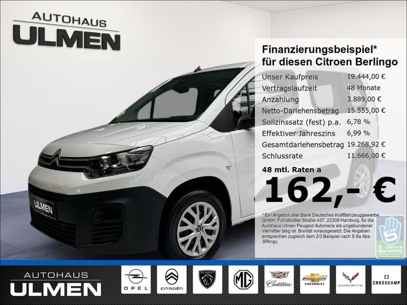 Citroen Berlingo 10.844 km 19.444 € Düsseldorf 40233