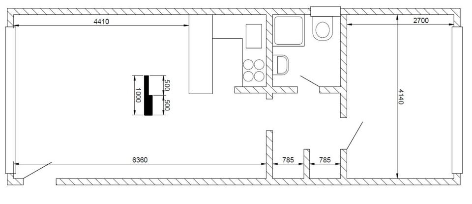 Etagenwohnung Duisburg Rheinhausen - 2 Zimmer, 44 m&sup2;, 330&euro; | Angebot:25305705