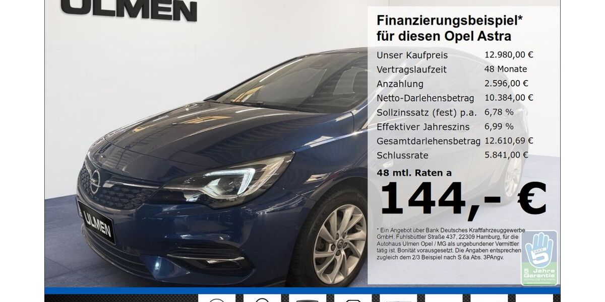Opel Astra 72.295 km 12.980 &euro; Düsseldorf 40231
