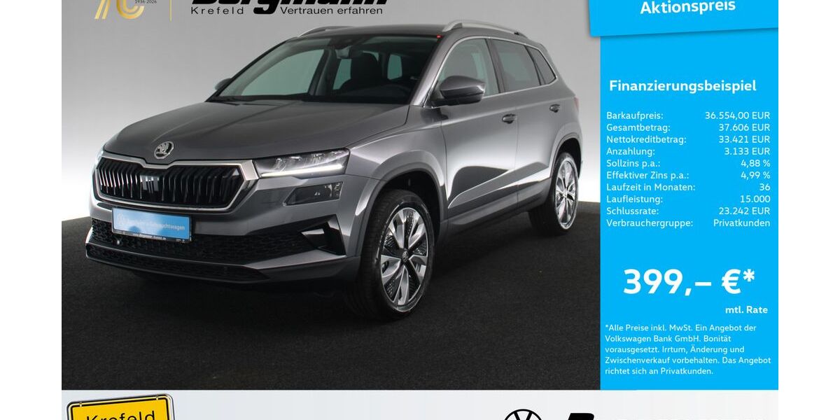 Skoda Karoq 1.010 km 36.554 &euro; Krefeld 47803