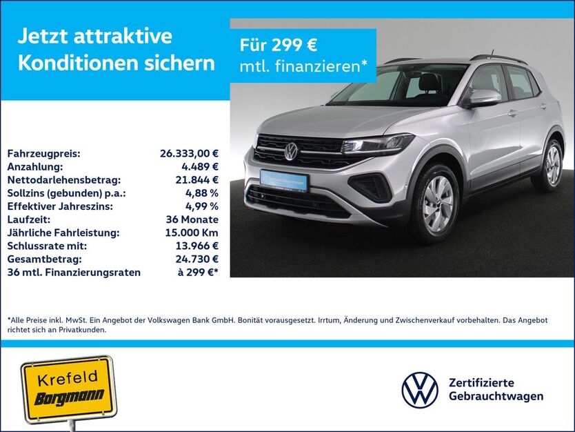 VW T-Cross 2.483 km 26.333 € Krefeld 47803