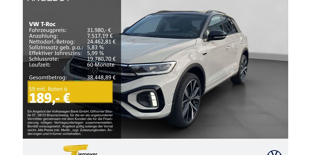 VW T-Roc 4.999 km 31.980 &euro; Duisburg 47059
