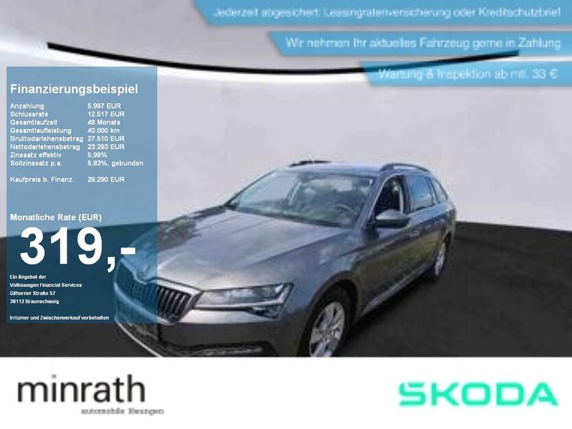 Skoda Superb 77.598 km 27.840 € Moers 47441
