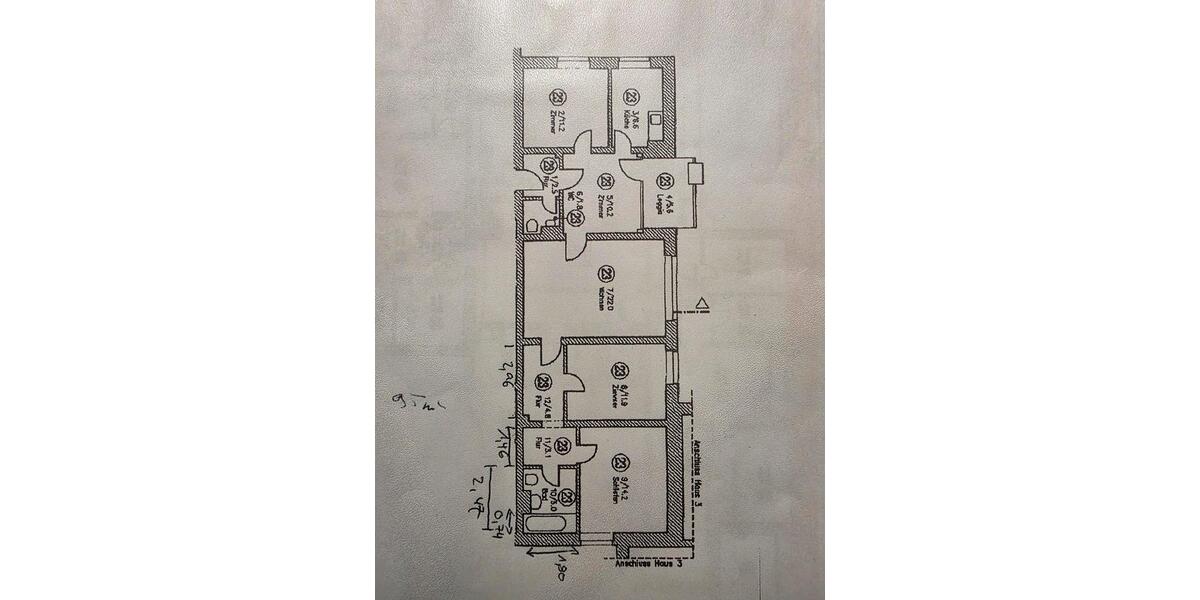 Etagenwohnung Duisburg Huckingen - 4.5 Zimmer, 96 m&sup2;, 280.000&euro; | Angebot:24827061