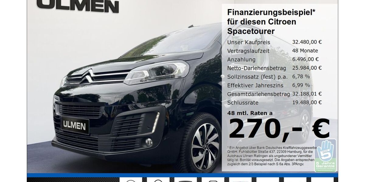 Citroen SpaceTourer 92.499 km 32.480 &euro; Ratingen 40880