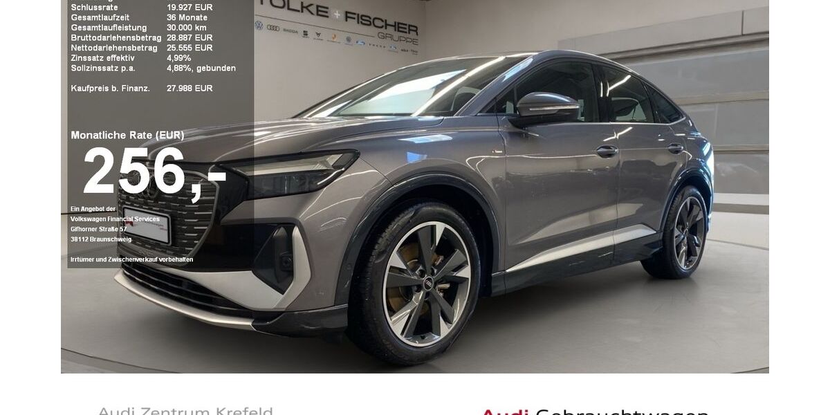 Audi Q4 e-tron 33.214 km 27.988 &euro; Krefeld 47805