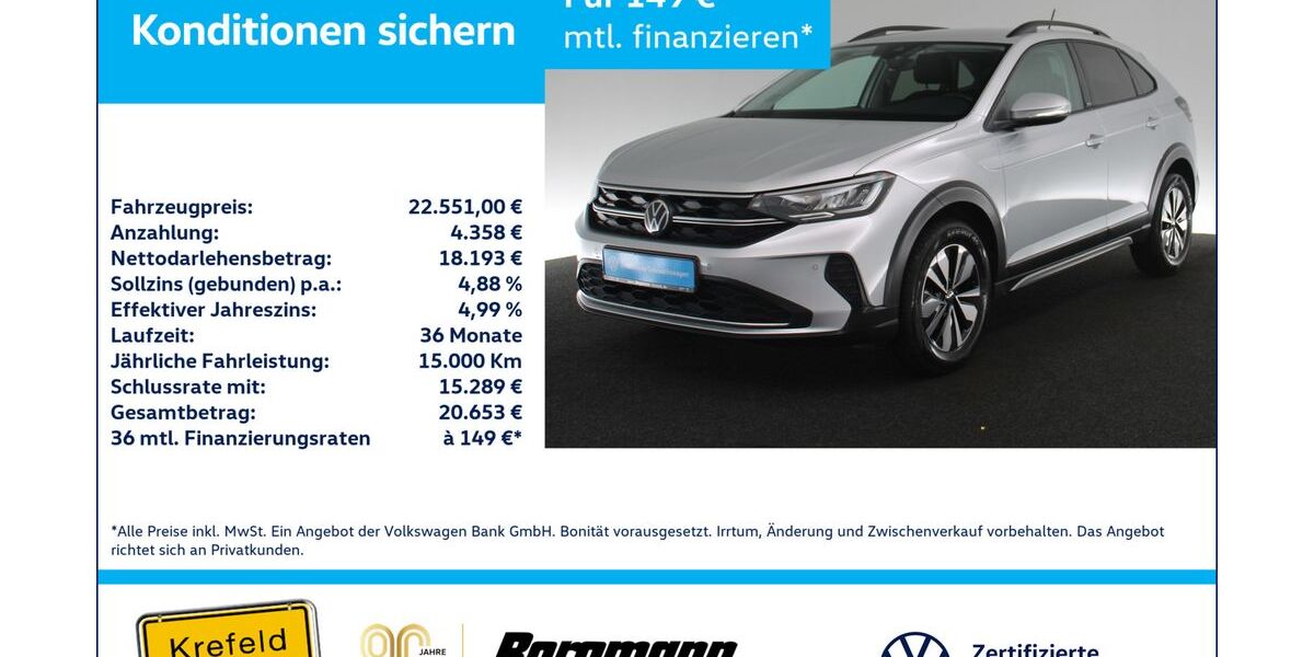 VW Taigo 25.897 km 22.551 &euro; Krefeld 47803