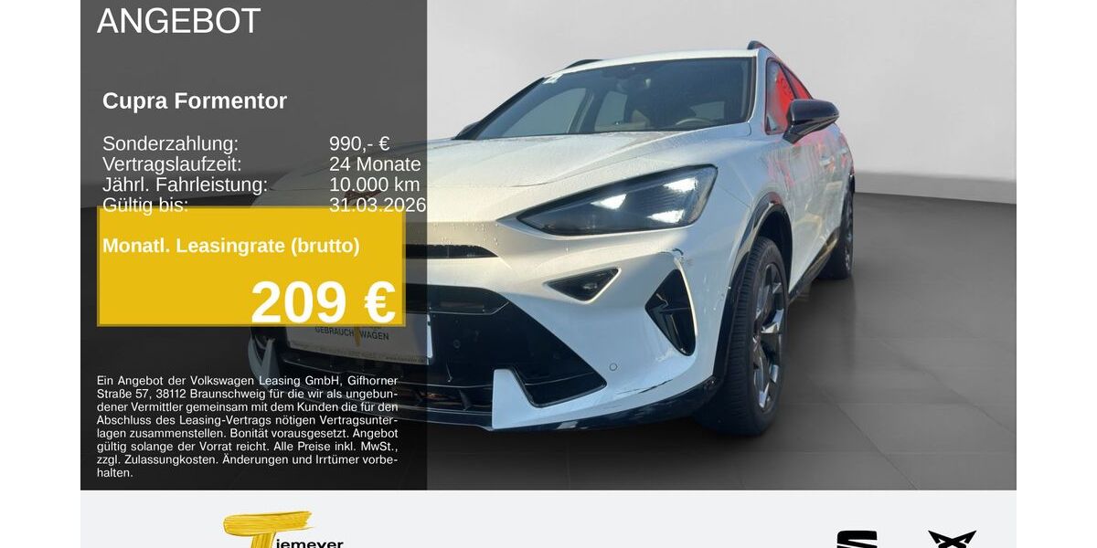 Cupra Formentor 20.958 km 32.650 &euro; Duisburg 47059