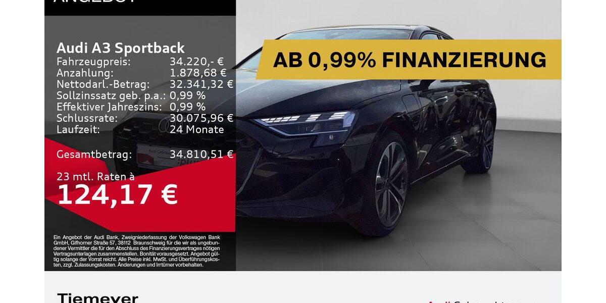 Audi A3 43.051 km 33.790 &euro; Oberhausen 46047