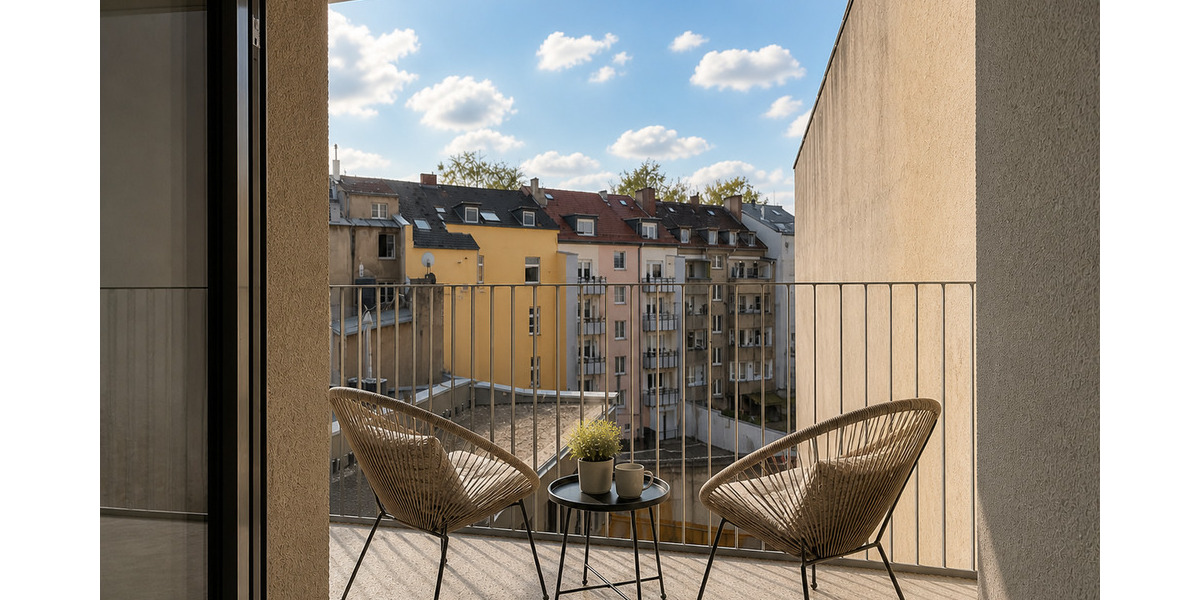 Etagenwohnung Düsseldorf Oberbilk - 2 Zimmer, 55 m&sup2;, 1.200&euro; | Angebot:26408006