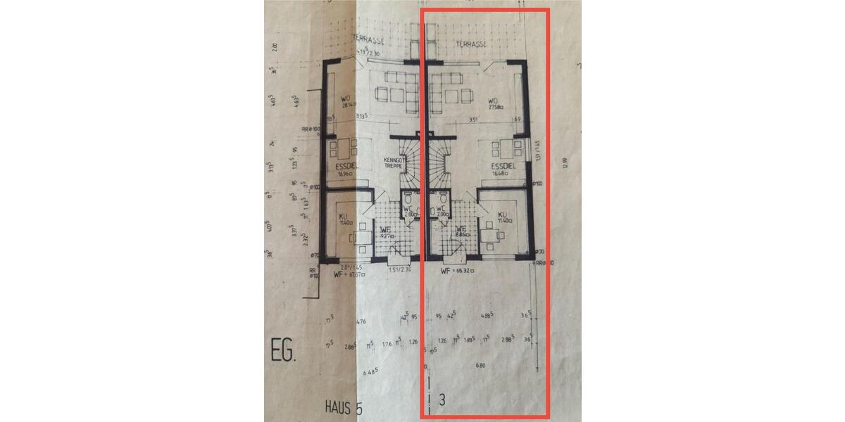 Reihenhaus Duisburg Walsum - 6 Zimmer, 136 m&sup2;, 359.000&euro; | Angebot:24730264