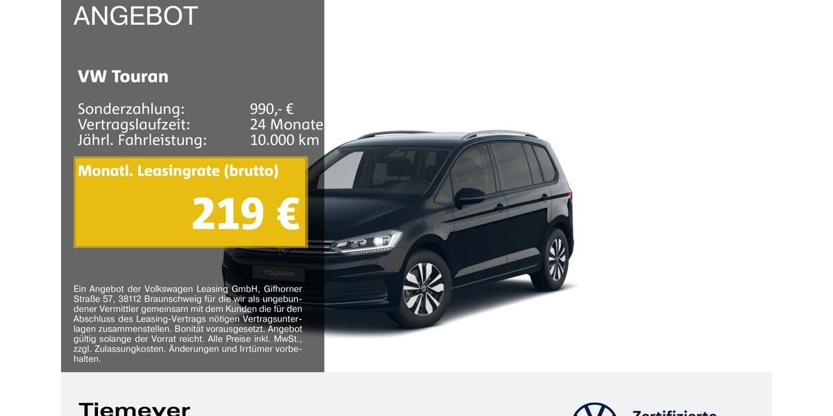 VW Touran 19.143 km 31.890 &euro; Duisburg 47059