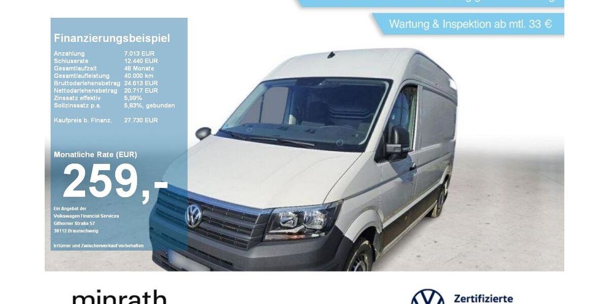 VW Crafter 122.574 km 26.480 &euro; Moers 47441