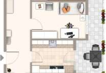 Wohnung zum Mieten in Mönchengladbach 356,58 € 60.48 m²