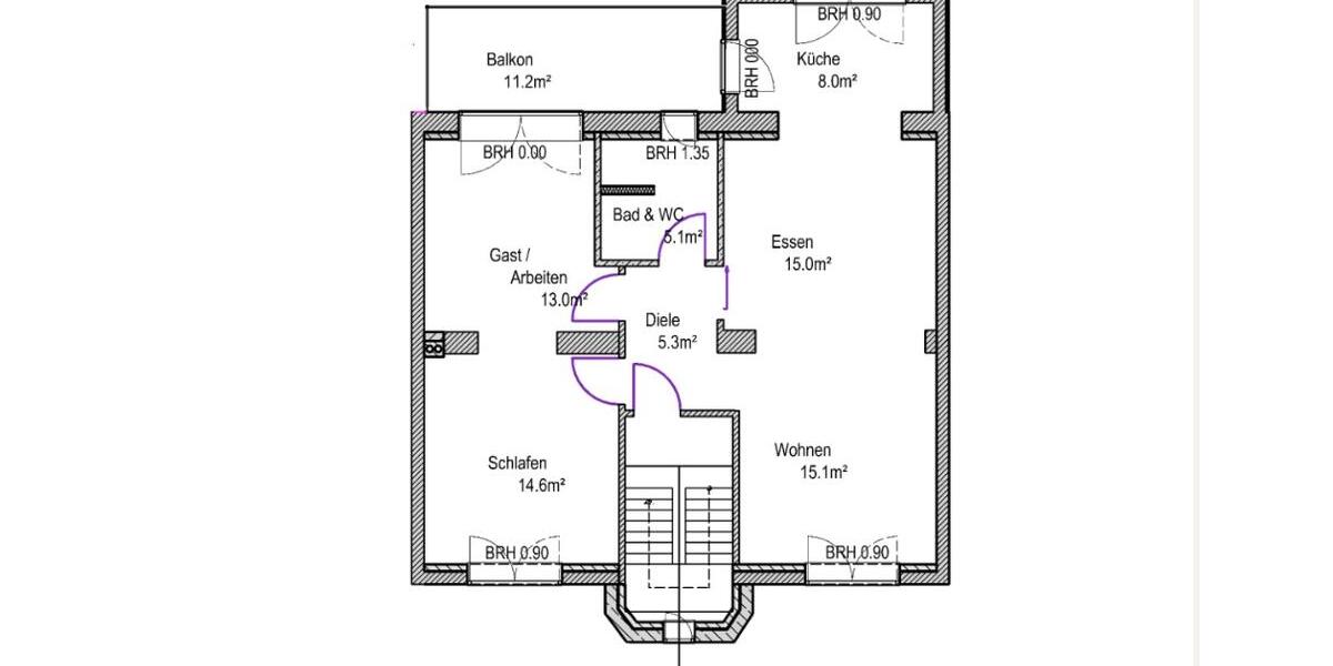 Maisonettenwohnung Düsseldorf Heerdt - 3 Zimmer, 90 m&sup2;, 480.000&euro; | Angebot:27077507