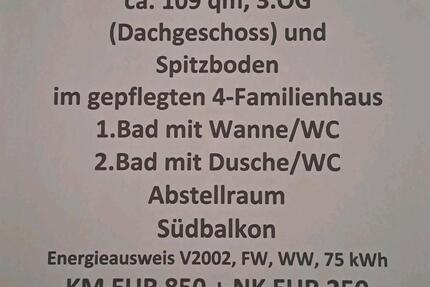 3 Zimmer Wohnung. 109qm. Dinslaken Hiesfeld. Badewanne. Dusche. 3 zimmer