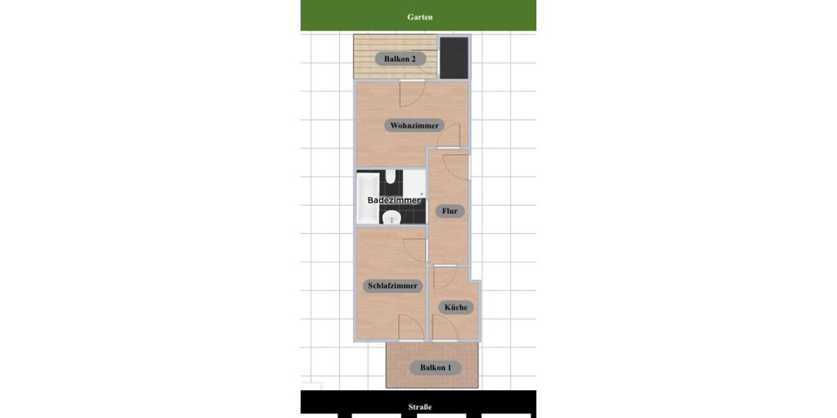 Etagenwohnung Moers - 2 Zimmer, 65 m&sup2;, 630&euro; | Angebot:26375168