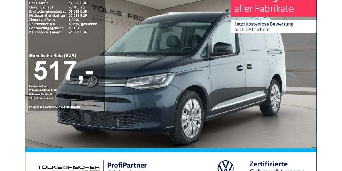VW Caddy Maxi 6.146 km 37.349 &euro; Krefeld 47805