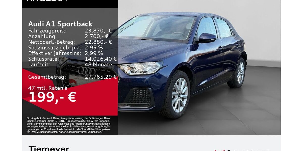Audi A1 6.334 km 21.980 &euro; Dorsten 46284