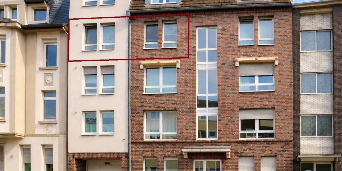 Etagenwohnung Neuss Stadionviertel - 3 Zimmer, 78 m&sup2;, 298.000&euro; | Angebot:26842446