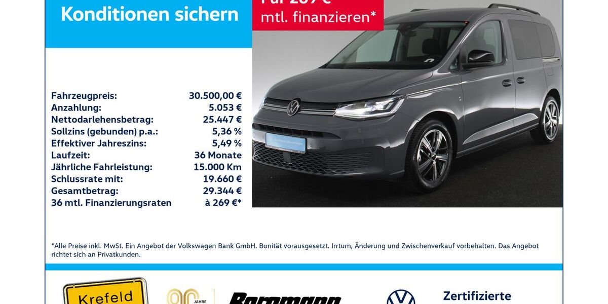 VW Caddy 7.189 km 29.900 &euro; Krefeld 47803