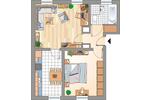 Erdgeschoßwohnung Gelsenkirchen Resse - 3 Zimmer, 47 m&sup2;, 379&euro; | Angebot:25233598