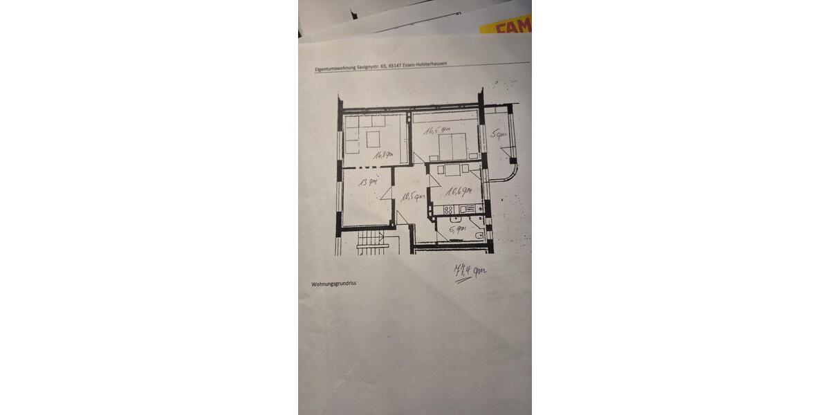 Erdgeschoßwohnung Essen Stadtbezirk III - 2 Zimmer, 83 m&sup2;, 780&euro; | Angebot:26380168