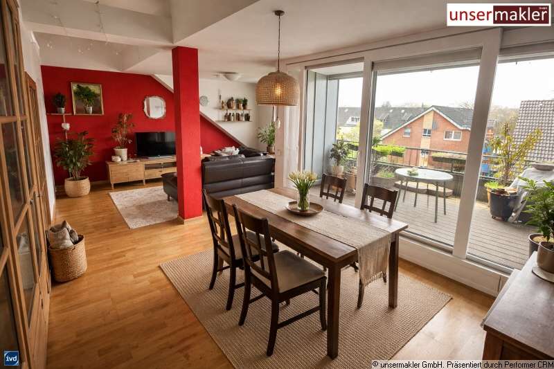 Etagenwohnung Duisburg Huckingen - 4 Zimmer, 116 m&sup2;, 299.000&euro; | Angebot:26855651