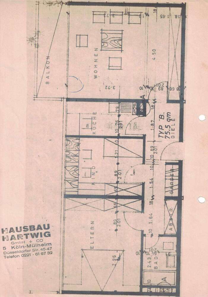 Wohnung zum Mieten in Dormagen 990 € 75 m²