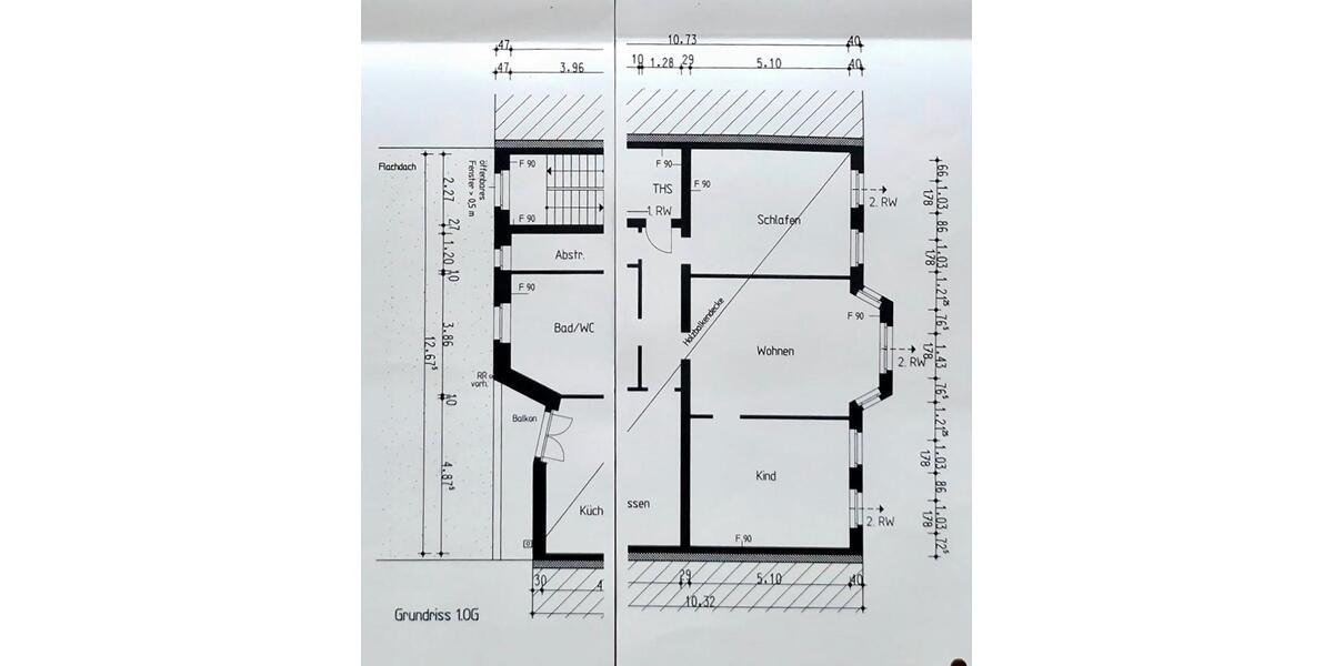 Etagenwohnung Duisburg Essenberg - 1 Zimmer, 95 m&sup2;, 902&euro; | Angebot:24655529