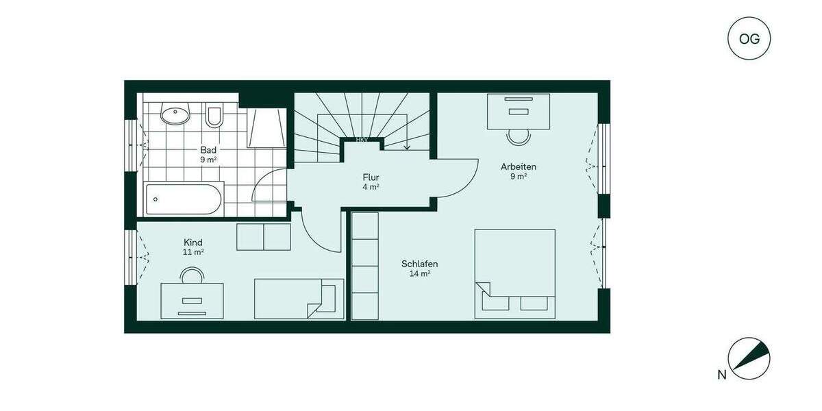 Reihenmittelhaus Heiligenhaus Mitte - 4 Zimmer, 133 m&sup2;, 629.900&euro; | Angebot:23948164
