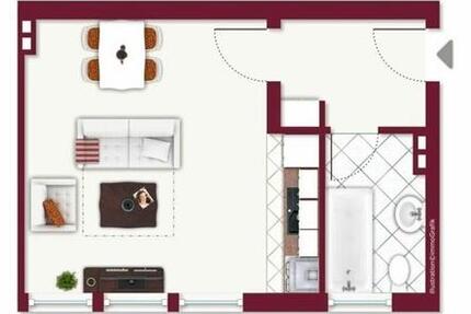 ETW EG in guter Lage von Krefeld 1 zimmer