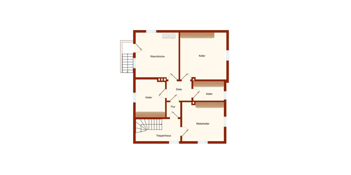 Provisionsfrei* Geräumiges, solides 2-FH mit Keller in Top Lage !!! - Zweifamilienhaus Wesel Obrighoven | Angebot:25566115