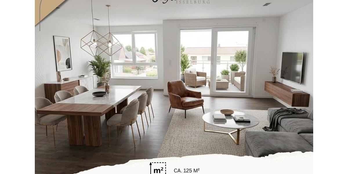 Maisonettenwohnung Moers Rheinkamp - 5 Zimmer, 120 m&sup2;, 1.650&euro; | Angebot:26135100
