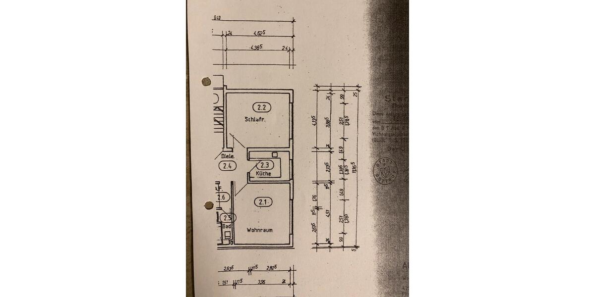 Wohnung auf der Waterkampstraße 3 zimmer