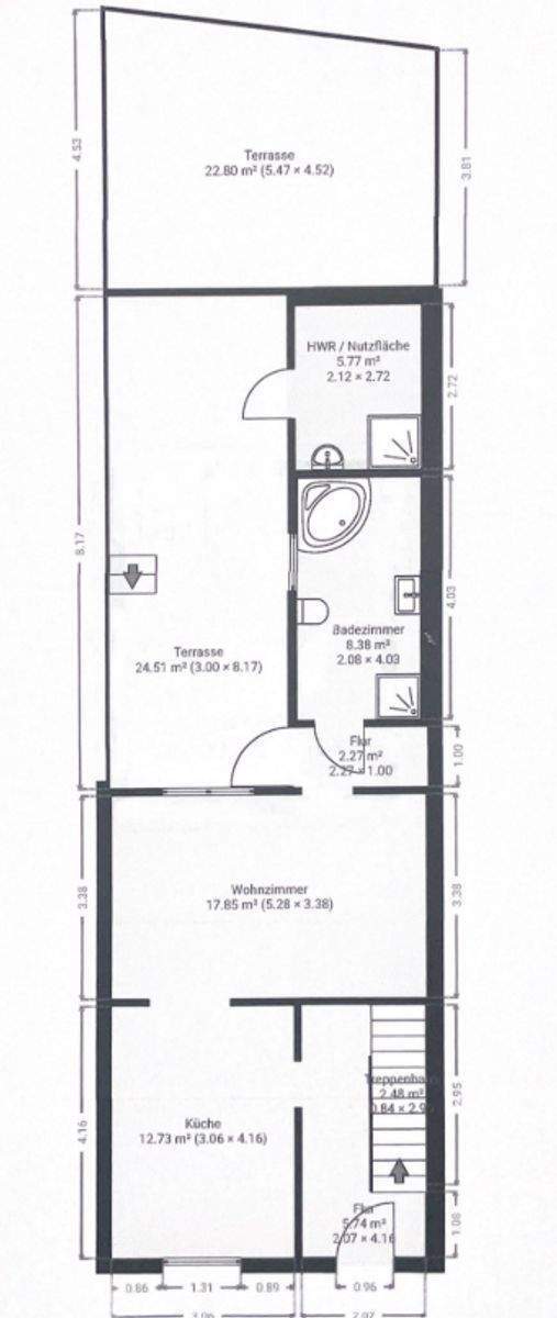 Richtig zuhause: Gepflegtes Reihenmittelhaus mit Garten in Citylage 3 zimmer