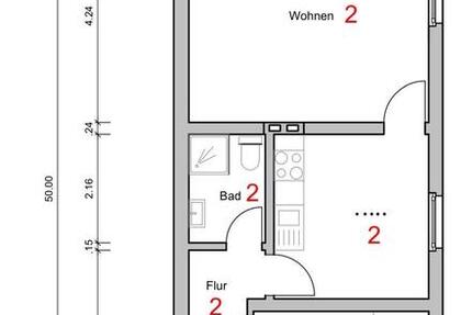 Wohnung Duisburg Hamborn - 3.5 Zimmer, 72 m&sup2;, 520&euro; | Angebot:26358139