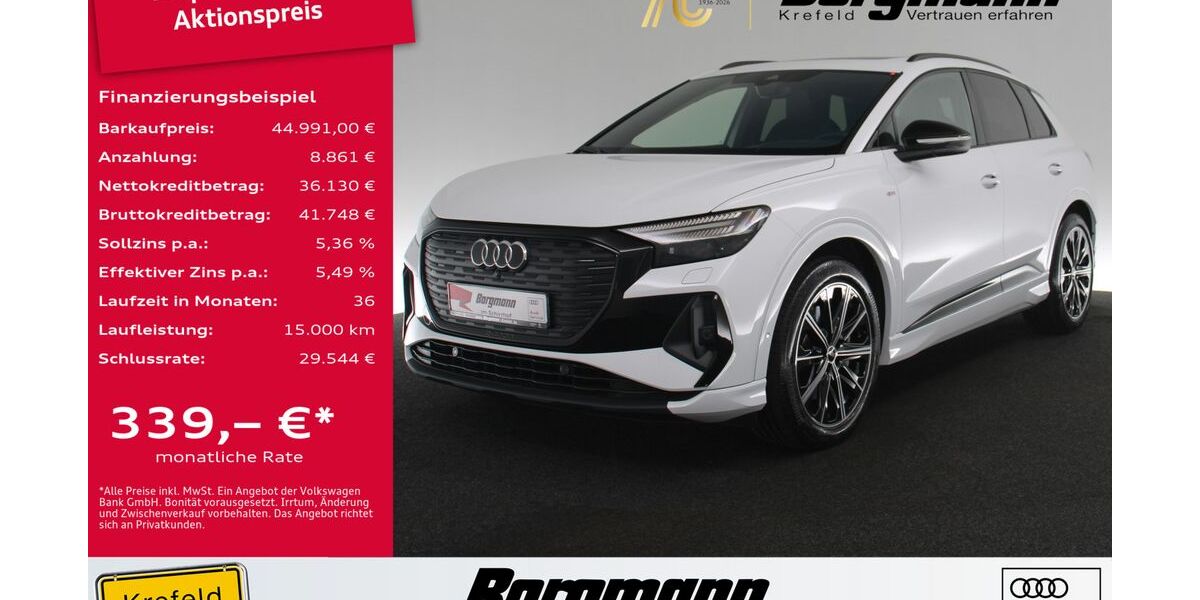 Audi Q4 e-tron 22.050 km 43.888 &euro; Krefeld 47803