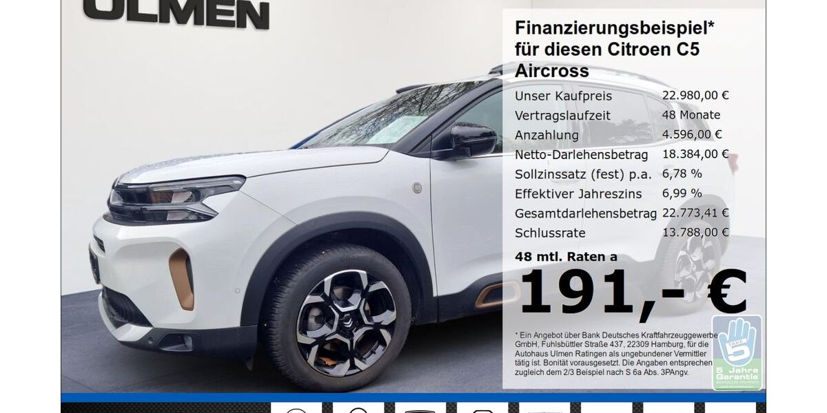 Citroen C5 Aircross 8.480 km 22.980 &euro; Ratingen 40880