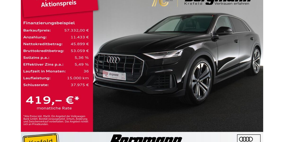 Audi Q8 55.291 km 57.332 &euro; Krefeld 47803