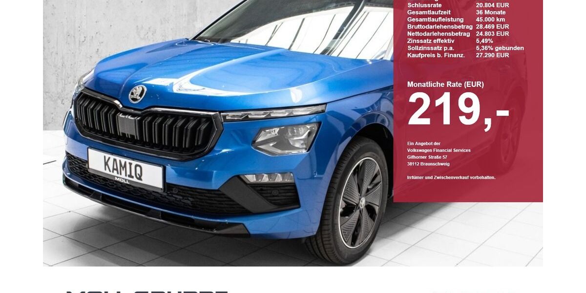 Skoda Kamiq 10.000 km 27.290 &euro; Kaarst 41564