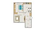 Dachgeschoßwohnung Duisburg Hamborn - 2.5 Zimmer, 55 m&sup2;, 312&euro; | Angebot:22016322