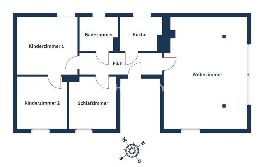 Charmante Dachgeschosswohnung mit 4 Zimmern, Innenhof und Stellplatz 4 zimmer