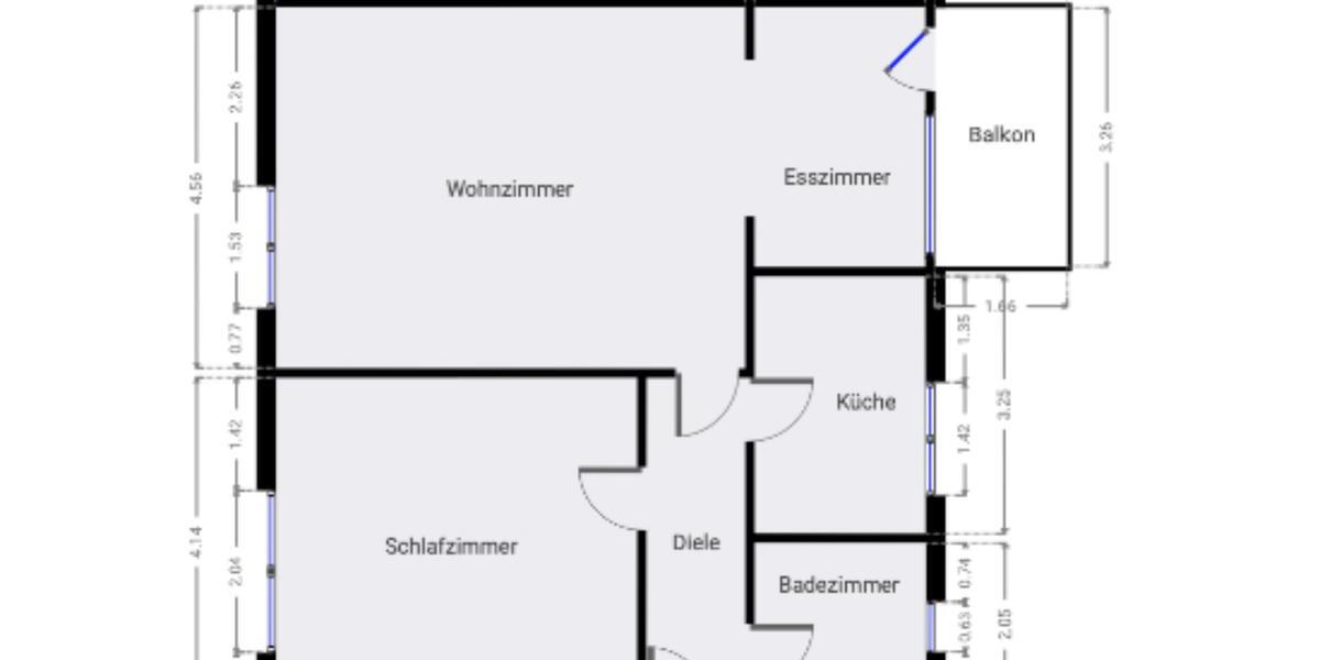 Etagenwohnung Duisburg Rheinhausen - 2 Zimmer, 73 m&sup2;, 633&euro; | Angebot:25304410