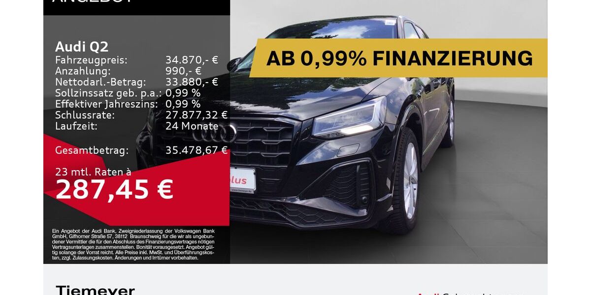 Audi Q2 27.203 km 33.990 &euro; Gelsenkirchen 45894
