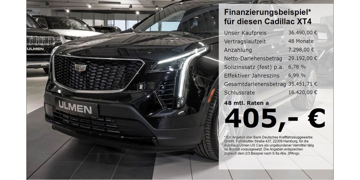 Cadillac XT4 49.000 km 36.490 &euro; Düsseldorf 40231