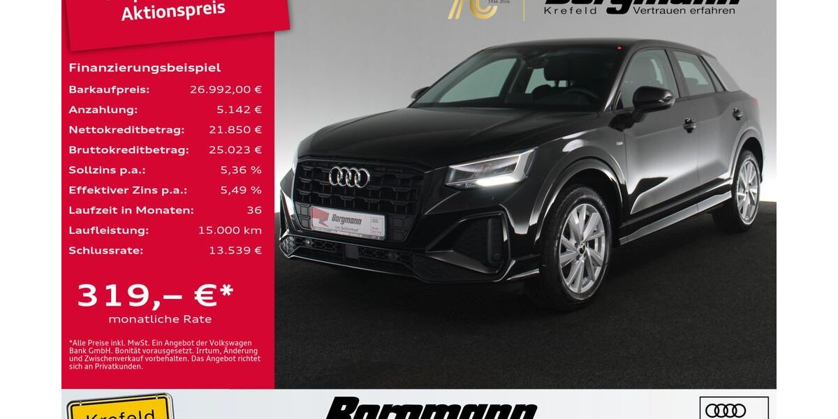 Audi Q2 33.576 km 26.992 &euro; Krefeld 47803