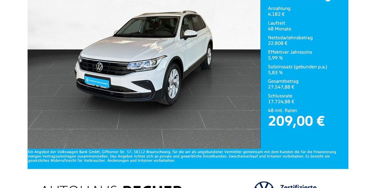 VW Tiguan 77.923 km 26.990 &euro; Wesel 46485